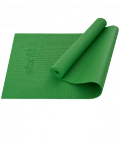 Коврик для йоги и фитнеса FM-101, PVC, 173x61x0,5 см, зеленый оптом. Производитель, официальный поставщик и дистрибьютор ковриков для фитнеса.